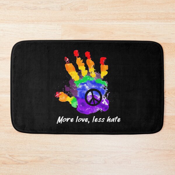 Item preview, More Love Less Hate Hand designed and sold by PuaoNiem.