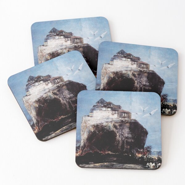 Item preview, A City on a Rock - Eugenio Lucas Velázquez  designed and sold by Vintage Designs +.