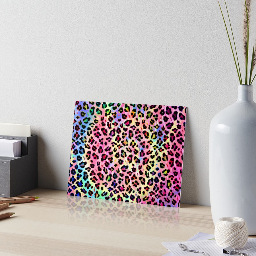 Rainbow Tie Dye Leopard Print Laptop Skin for Sale by SaradaBoru