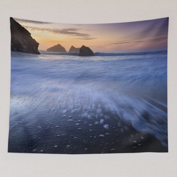 Item preview, Ebb and Flow at Holywell Bay designed and sold by CyaniRose.