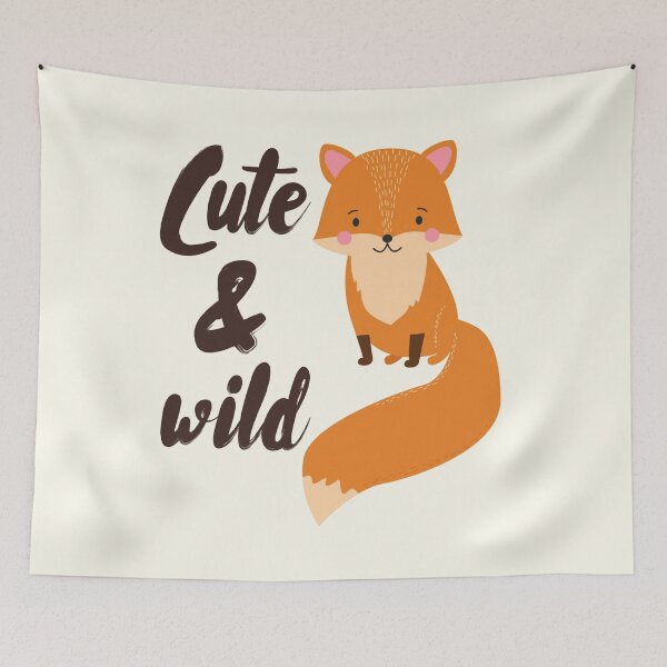 Item preview, Cute & Wild (Kawaii Fox) designed and sold by Nesro34.
