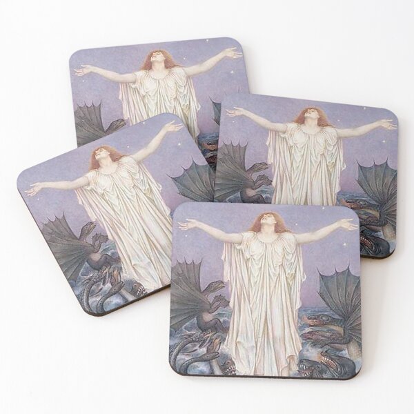 Item preview,  S.O.S. - Evelyn de Morgan designed and sold by Vintage Designs +.