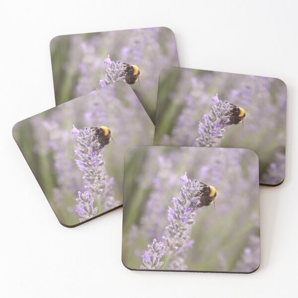 Item preview, Bumblebee On Lavender Photograph Up Close designed and sold by taiche.