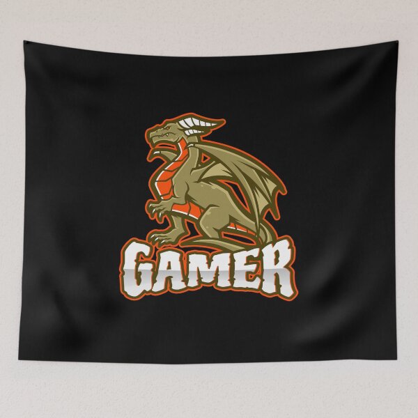 Item preview, Gamer with Medieval Dragon designed and sold by PRIVARSHU.