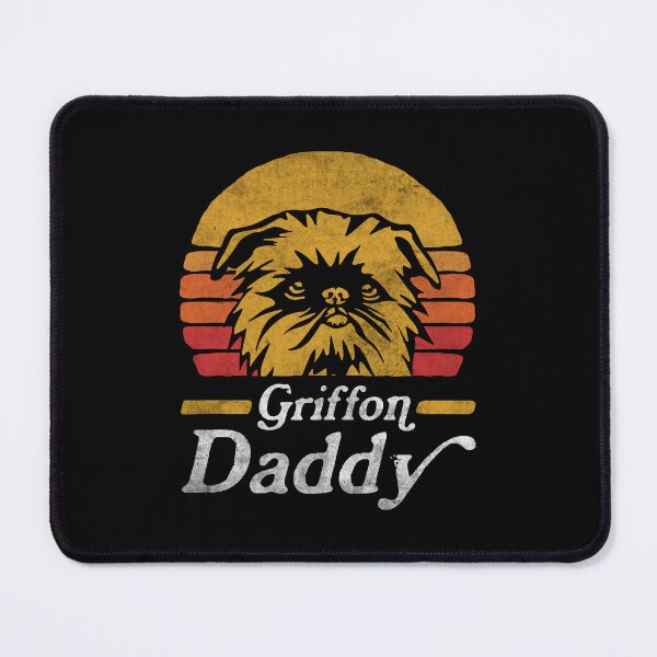 Item preview, Retro Vintage Brussels Griffon Daddy designed and sold by More Cute Dogs.