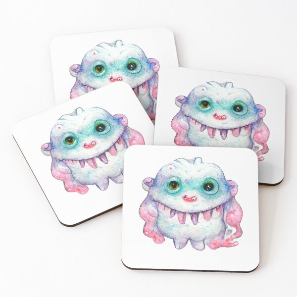 Item preview, Cute Funny Watercolor Happy Monster by Pixelista designed and sold by pixelista.