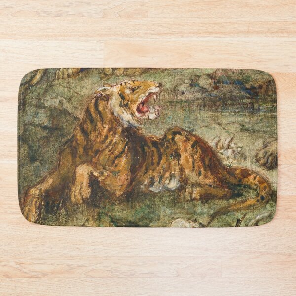 Item preview, Tiger Medieval art designed and sold by Vintage Designs +.