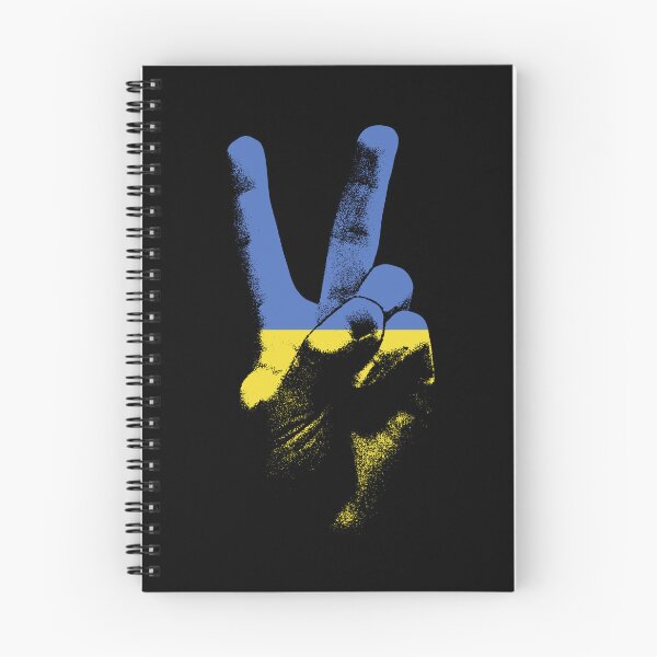 Item preview, Ukraine Flag Peace Sign Hand Proud Ukranian Ukraine Gear designed and sold by DynamicDesign.