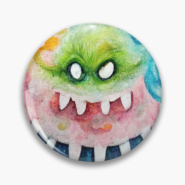 Item preview, Cute Funny Watercolor Happy Monster by Pixelista designed and sold by pixelista.