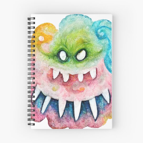 Item preview, Cute Funny Watercolor Happy Monster by Pixelista designed and sold by pixelista.
