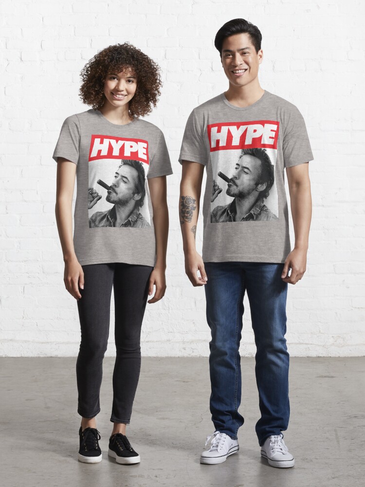 HYPE RED Robert Downey Jr Essential T Shirt for Sale by HypeFashion Redbubble