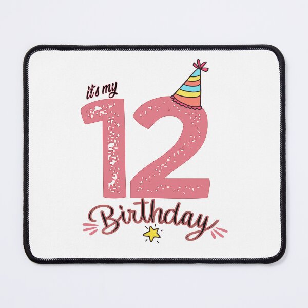 Item preview, It's My 12th Birthday designed and sold by FantasticBee.
