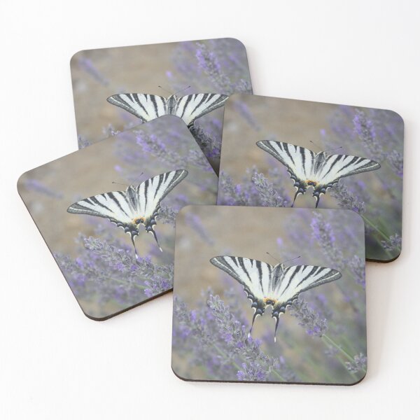Item preview, Elegant Swallowtail On Lavender Spike Photograph designed and sold by taiche.