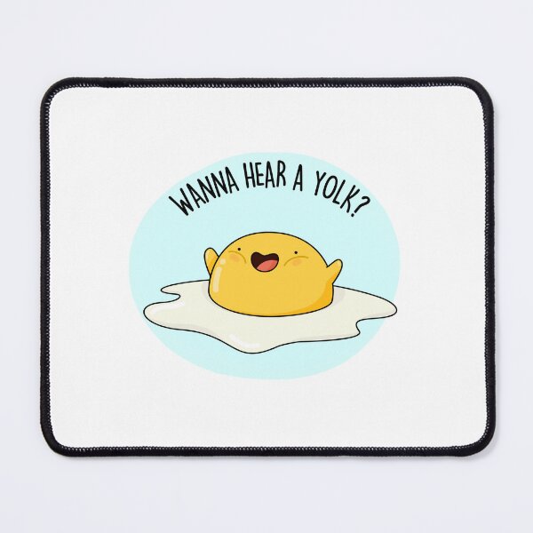 Item preview, Wanna Hear A Yolk Funny Egg Puns  designed and sold by punnybone.