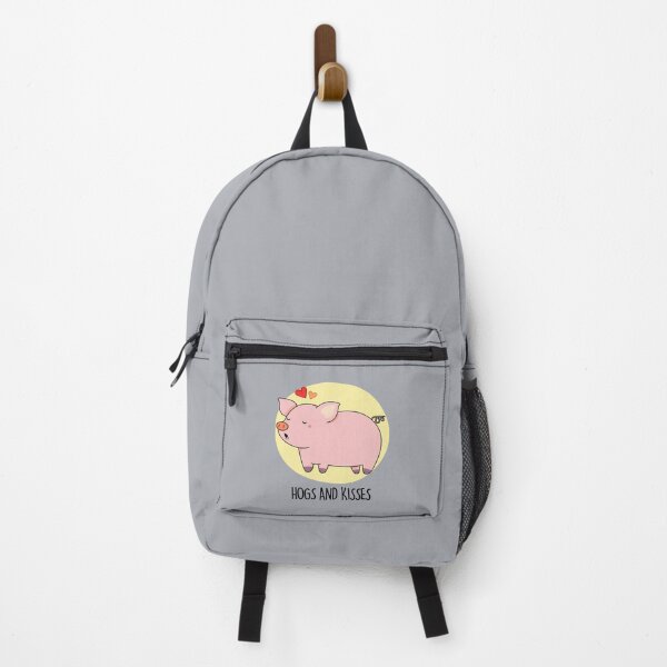 Item preview, Hogs And Kisses Funny Pig Puns  designed and sold by punnybone.