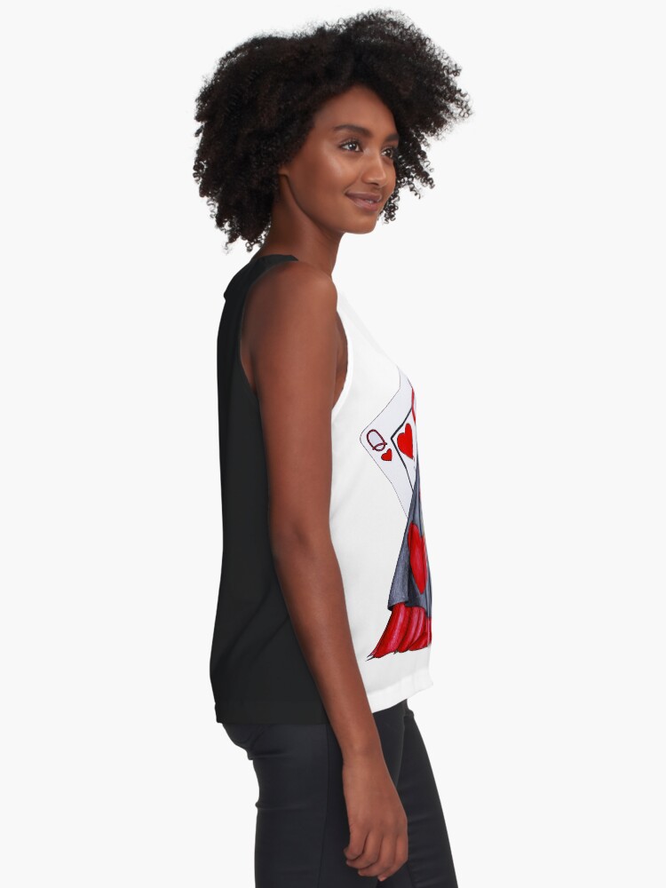Thumbnail 2 of 6, Sleeveless Top, Queen of Heart designed and sold by studinano.