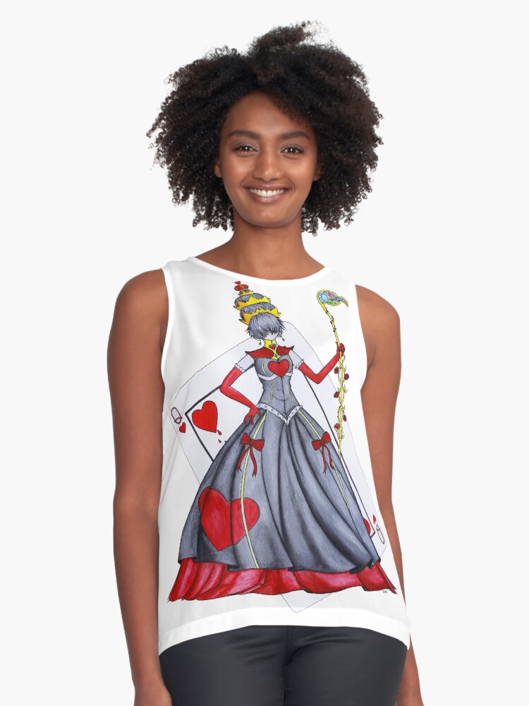 Thumbnail 1 of 6, Sleeveless Top, Queen of Heart designed and sold by studinano.