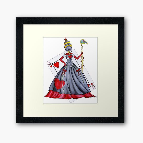 Queen of Heart Framed Art Print