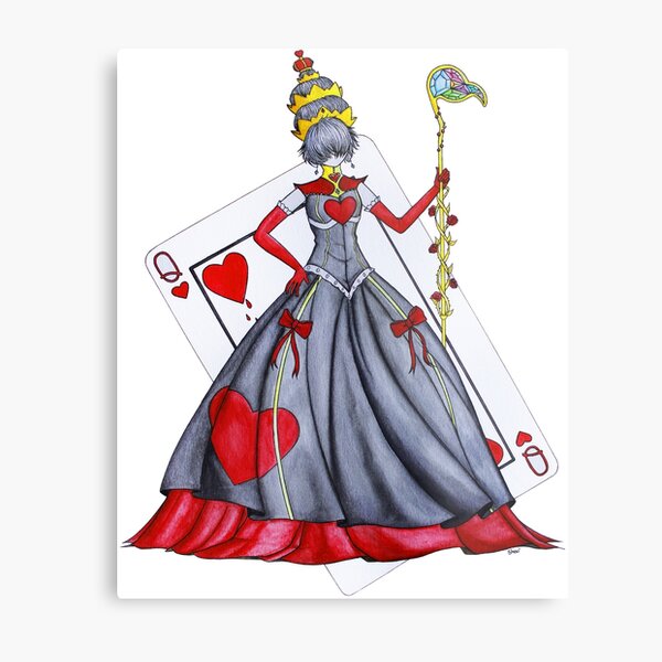 Queen of Heart Metal Print