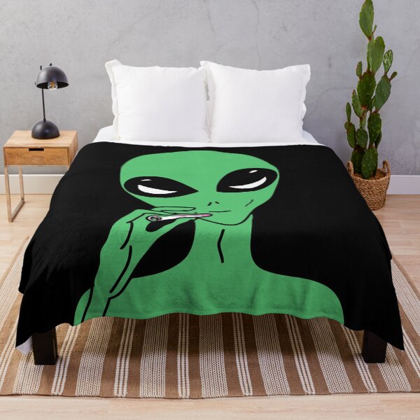 Item preview, Green Stoner Alien designed and sold by SwanDive.