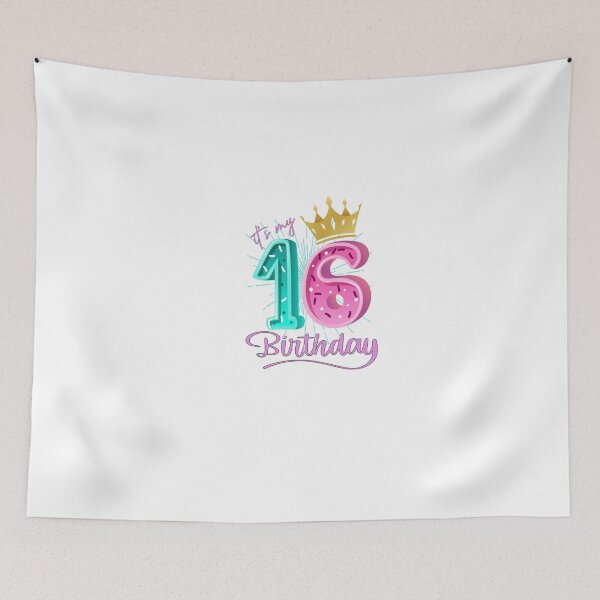 Item preview, It's My 16th Birthday designed and sold by FantasticBee.