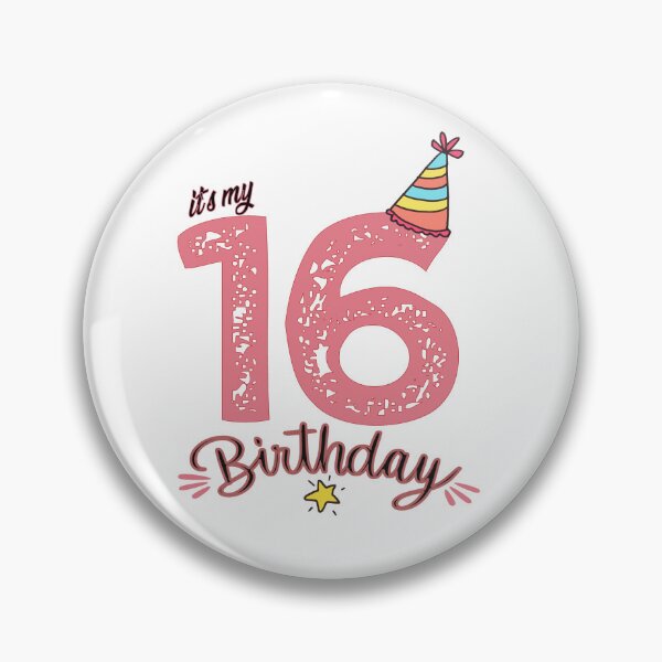 Item preview, It's My 16th Birthday designed and sold by FantasticBee.