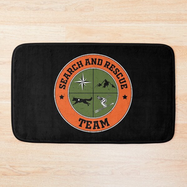 Item preview, Mountain Search Rescue Mountain Rescuer Team Dog Skier designed and sold by StrongShirts.