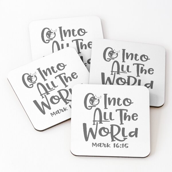 Item preview, Christian Design - Go Into All the world - Mark 16:15 designed and sold by simplydesignart.