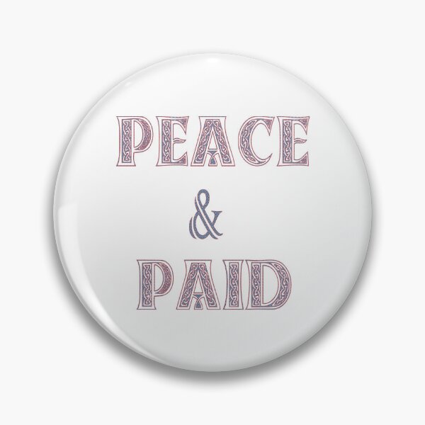Item preview, Peace & paid designed and sold by IVEKDESIGN.
