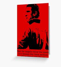 Eric Cantona Greeting Card