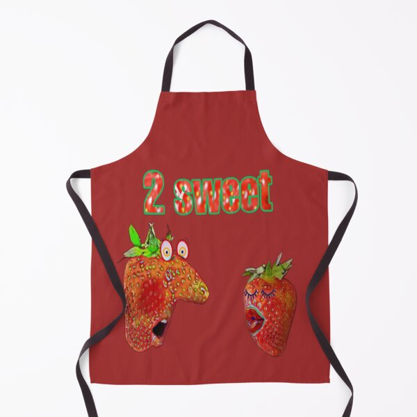 Item preview, 2 SWEET - 2 strawberries, a sweet couple - photo collage lettering designed and sold by kikidu21.