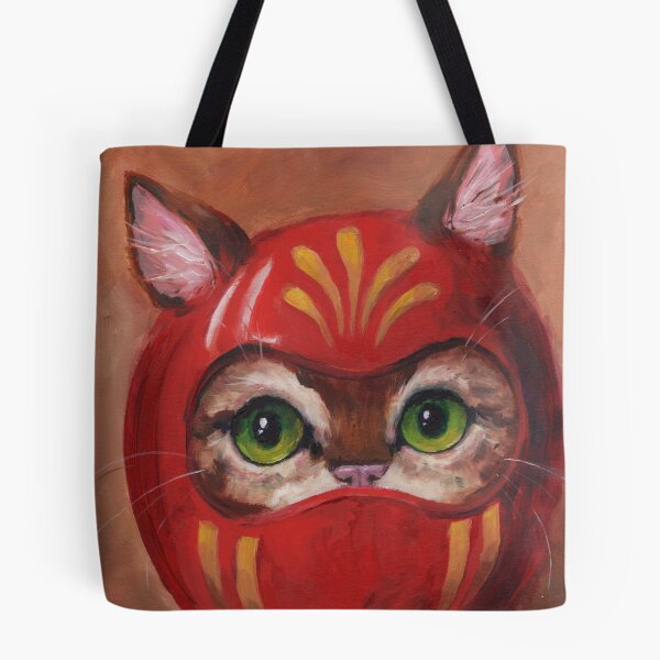 Item preview, Daruma Kitty Painting designed and sold by justteejay.