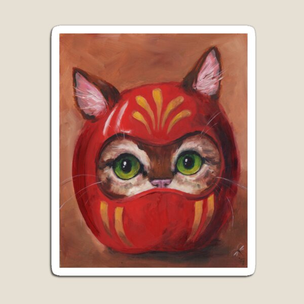 Item preview, Daruma Kitty Painting designed and sold by justteejay.