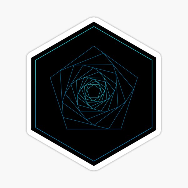 Tunnel Sticker Design Sticker
