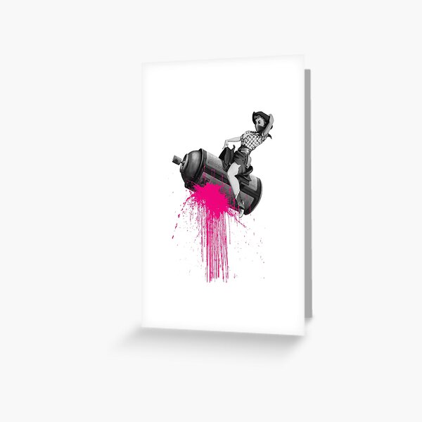 Item preview, Spray Can Rodeo Girl - Banksy designed and sold by WE-ARE-BANKSY.