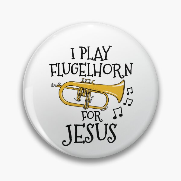 Item preview, I Play Flugelhorn For Jesus Church Brass Musician designed and sold by doodlerob.