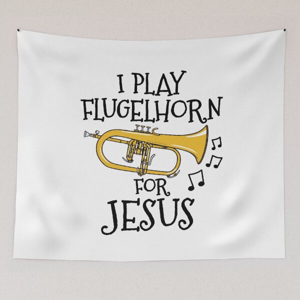 Item preview, I Play Flugelhorn For Jesus Church Brass Musician designed and sold by doodlerob.