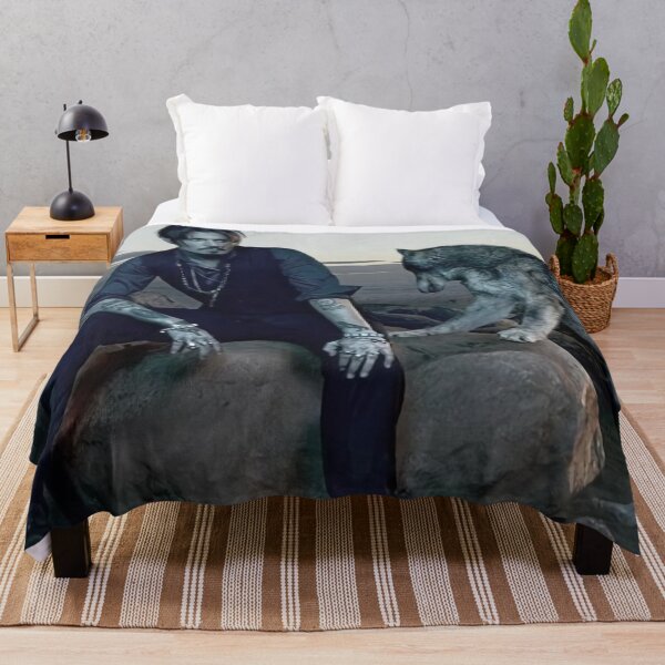 Johnny Depp et le loup Plaid