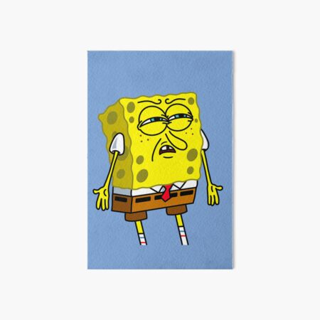 Spongebob meme face Art Print for Sale by L1sercool