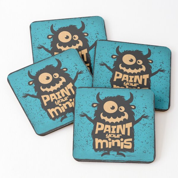 Item preview, Paint your minis funny monster designed and sold by totemsofwar.