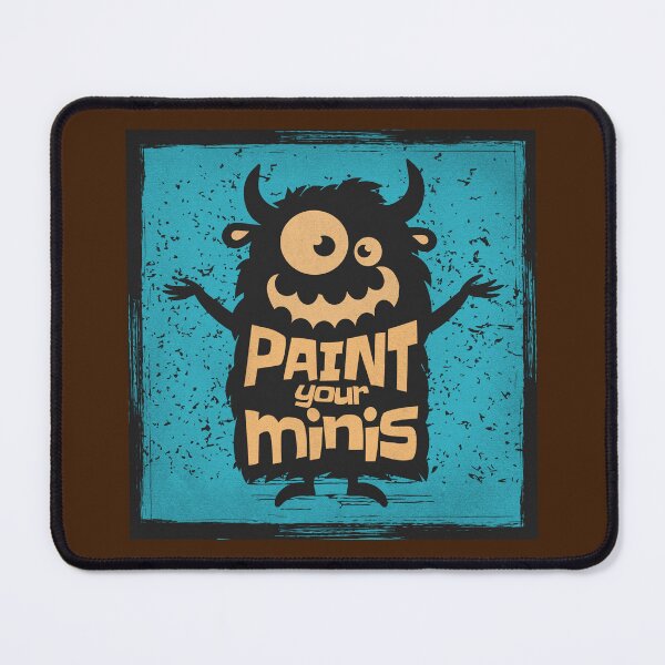 Item preview, Paint your minis funny monster designed and sold by totemsofwar.