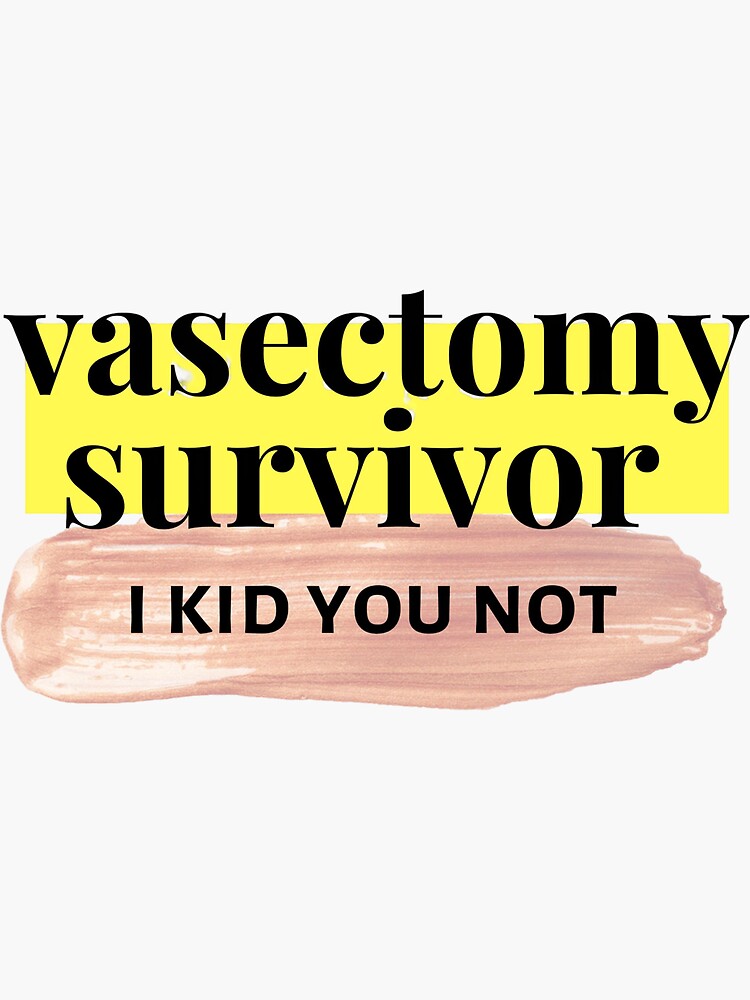 Pegatina «Vasectomía Meme Diseños de pegatinas y carteles» de Mclion