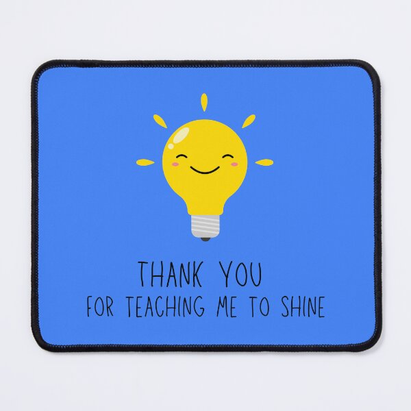 Item preview, Thank you for teaching me to shine - Teacher appreciation, Gratitude to Coach, Appreciative of Mentor designed and sold by CherieTree.
