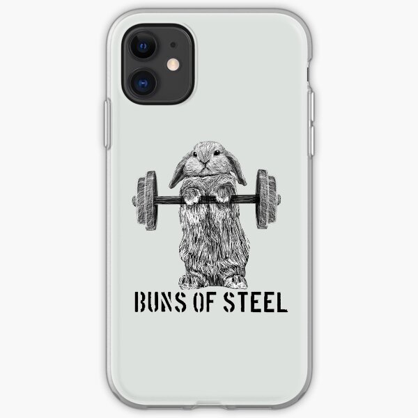 Buns of Steel (Light) iPhone Soft Case