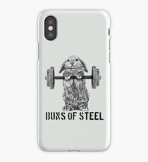 Buns of Steel (Light) iPhone Case