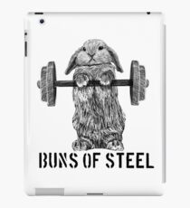 Buns of Steel (Light) iPad Case/Skin