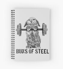 Buns of Steel (Light) Spiral Notebook