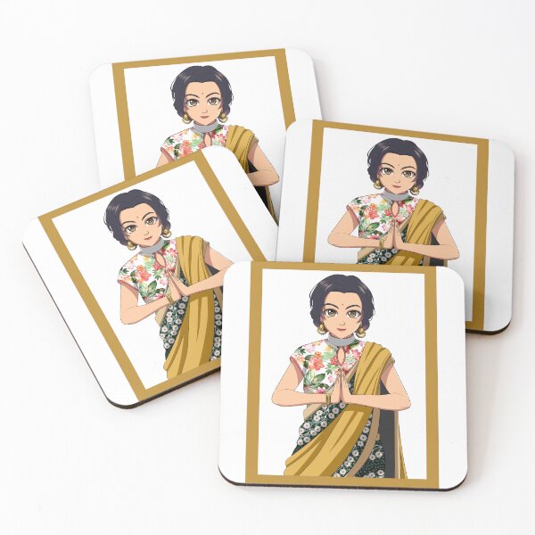 Item preview, Indian Anime Heroine (Box Art) designed and sold by AnimeOfUs.