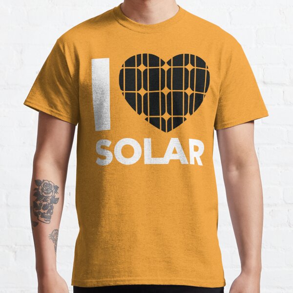 I Love Solar (Yellow) Classic T-Shirt