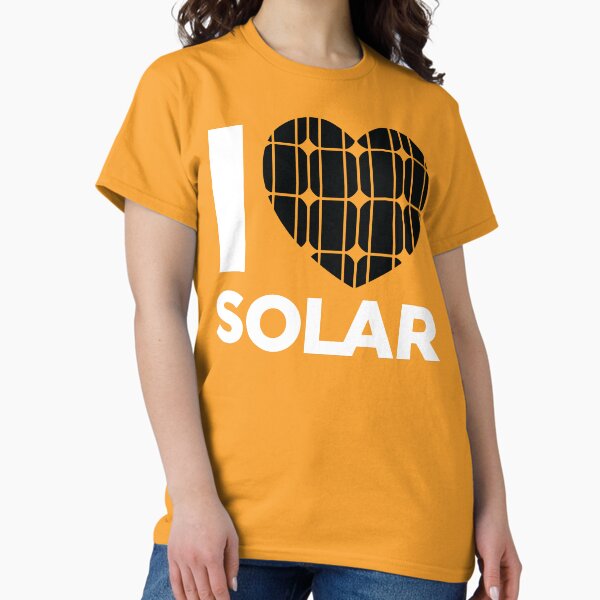 I Love Solar (Yellow) Classic T-Shirt